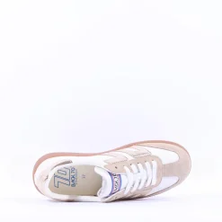 Women Back 70 Cloud Gumsole Retro Trainer - Gold Metallic