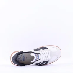 Women Back 70 Cloud Gumsole Retro Trainer - White Black