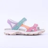 Women Rieker Comfort Sandal Velcro Strap - Multi