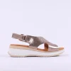 Women Oh My Sandals Criss Cross Slingback - Metallic