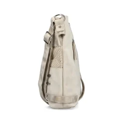 Rieker Crossbody Shimmer Bag - Beige Silver