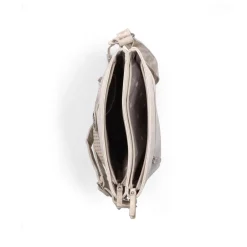 Rieker Crossbody Shimmer Bag - Beige Silver