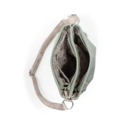 Rieker Crossbody Shimmer Bag - Green Gold Combi