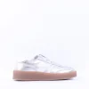Women Gabor Dahma Gumsole Platform Trainer - Silver Combi