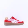 Women Gabor Dahma Gumsole Platform Trainer - Red Pink