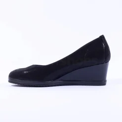Women Tamaris Dajana Classic Wedge - Black Shimmer