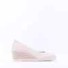 Women Tamaris Dajana Espradrille Wedge - Beige Patent