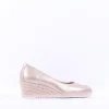Women Tamaris Dajana Espradrille Wedge - Gold Shimmer