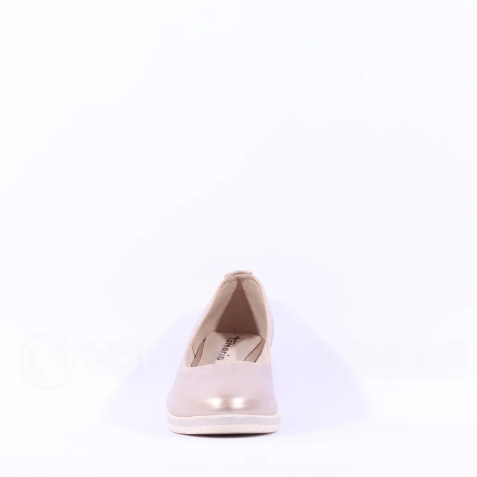 Women Tamaris Dajana Espradrille Wedge - Gold Shimmer
