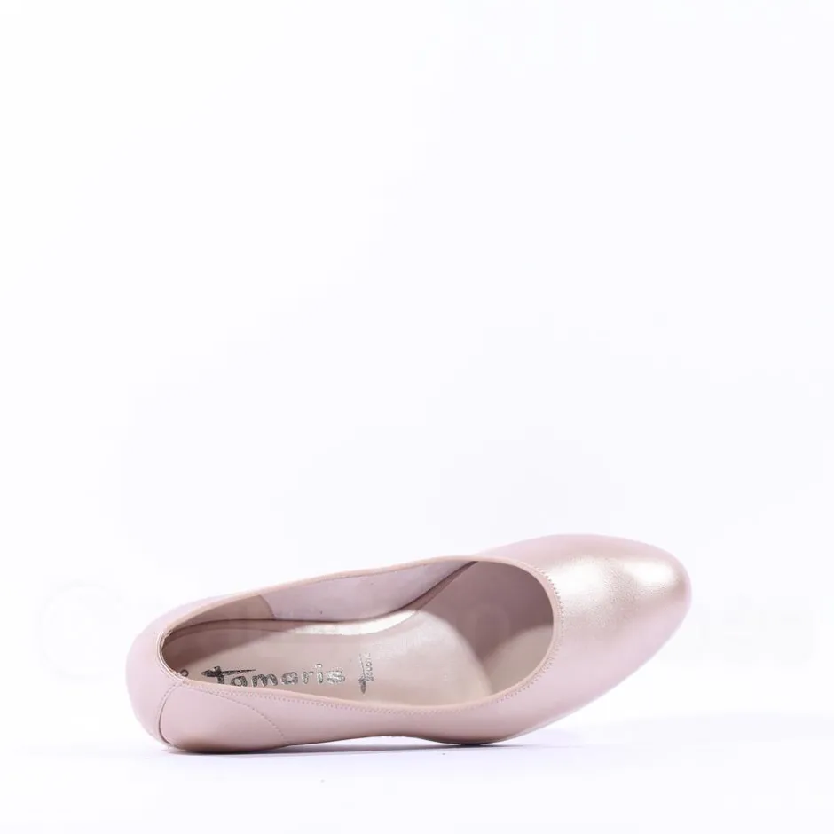 Women Tamaris Dajana Espradrille Wedge - Gold Shimmer
