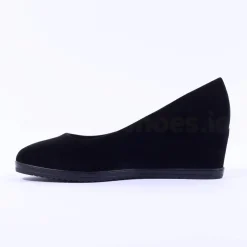 Women Tamaris Dajana Suede Wedge - Black Suede