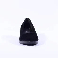 Women Tamaris Dajana Suede Wedge - Black Suede