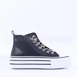 Women Una Healy Danger Zone Hi-Top Boot - Black