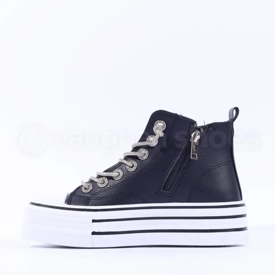 Women Una Healy Danger Zone Hi-Top Boot - Black