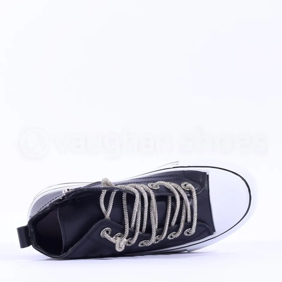 Women Una Healy Danger Zone Hi-Top Boot - Black