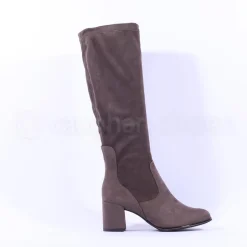 Women Marco Tozzi Delo Block Heel Knee High - Pepper