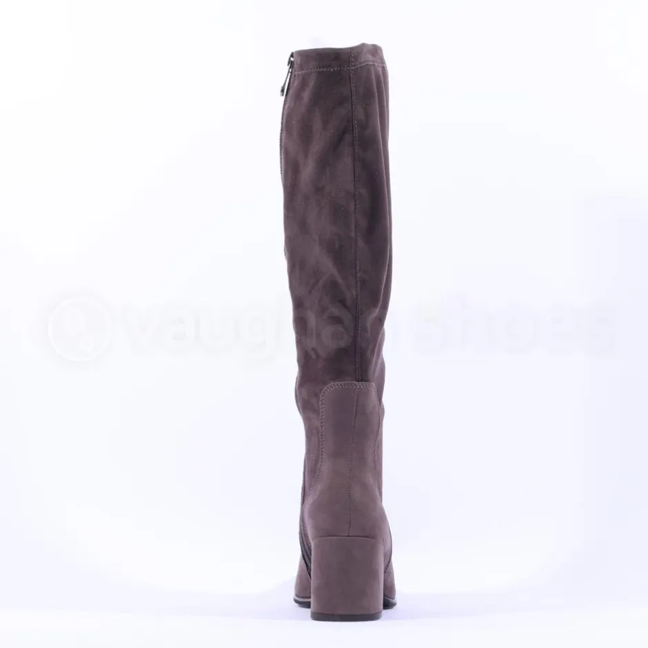 Women Marco Tozzi Delo Block Heel Knee High - Pepper