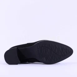 Women Marco Tozzi Delo Block Heel Sock Boot - Black