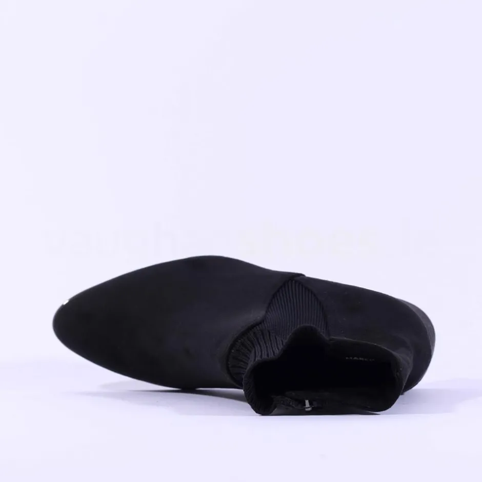 Women Marco Tozzi Delo Block Heel Sock Boot - Black