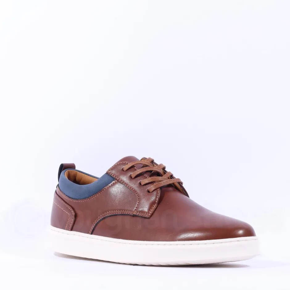 6th Sense Denver Laced Casual Shoe - Brown