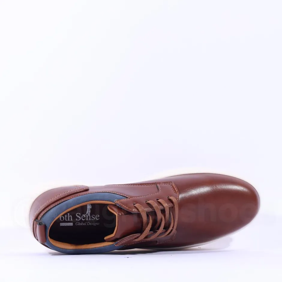 6th Sense Denver Laced Casual Shoe - Brown