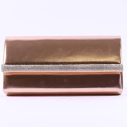Una Healy Diamante Strip Handbag - Rose Gold