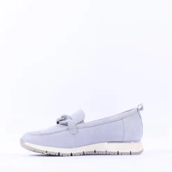 Women Tamaris Diona Slip On Link Wedge - Light Blue