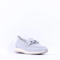 Women Tamaris Diona Slip On Link Wedge - Light Blue