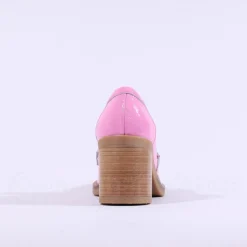 Women Marco Moreo Dubai Block Heel Loafer - Pink Patent