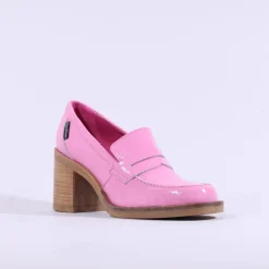 Women Marco Moreo Dubai Block Heel Loafer - Pink Patent