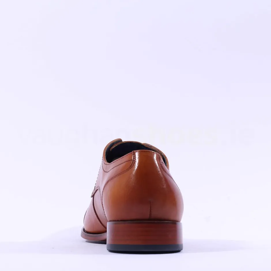 Tommy Bowe Dupont Toe Cap Derby Shoe - Tan Leather
