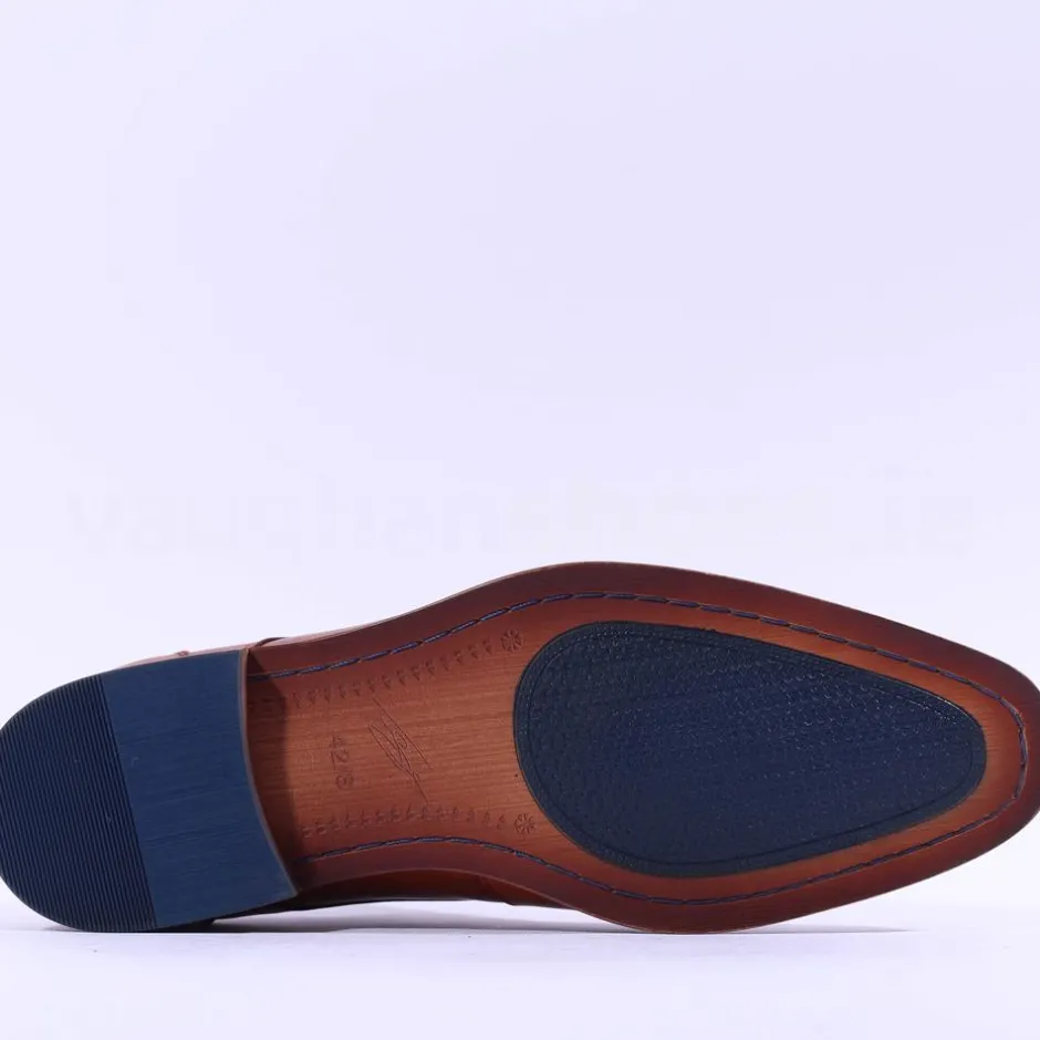 Tommy Bowe Dupont Toe Cap Derby Shoe - Tan Leather