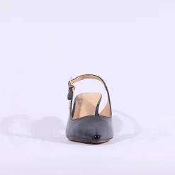 Women Una Healy Dust My Broom Heel Slingback - Black Patent