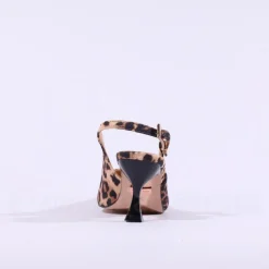 Women Una Healy Dust My Broom Heel Slingback - Leopard Print