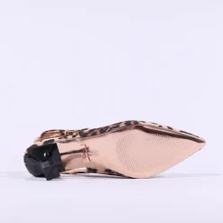 Women Una Healy Dust My Broom Heel Slingback - Leopard Print