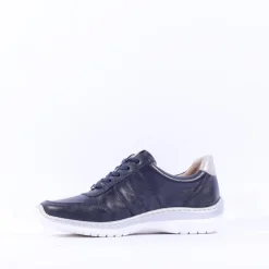 Women Caprice Edith Side Panel Comfort Shoe - Dark Blue
