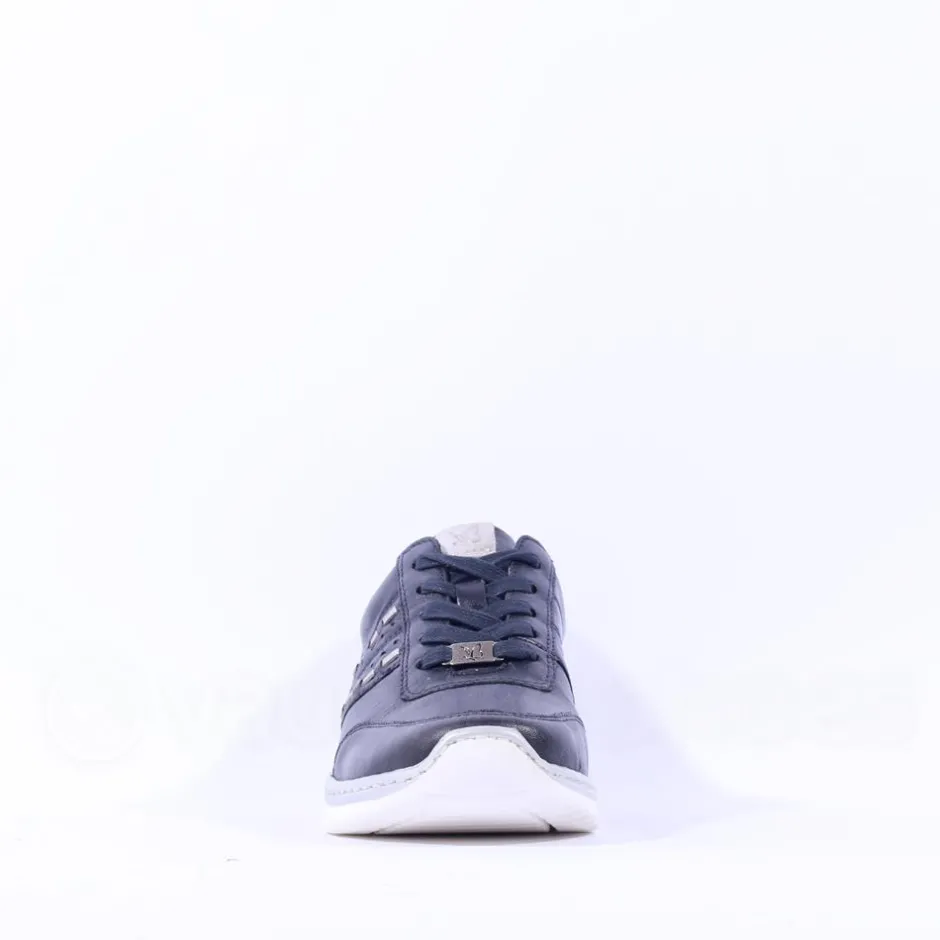 Women Caprice Edith Side Panel Comfort Shoe - Dark Blue