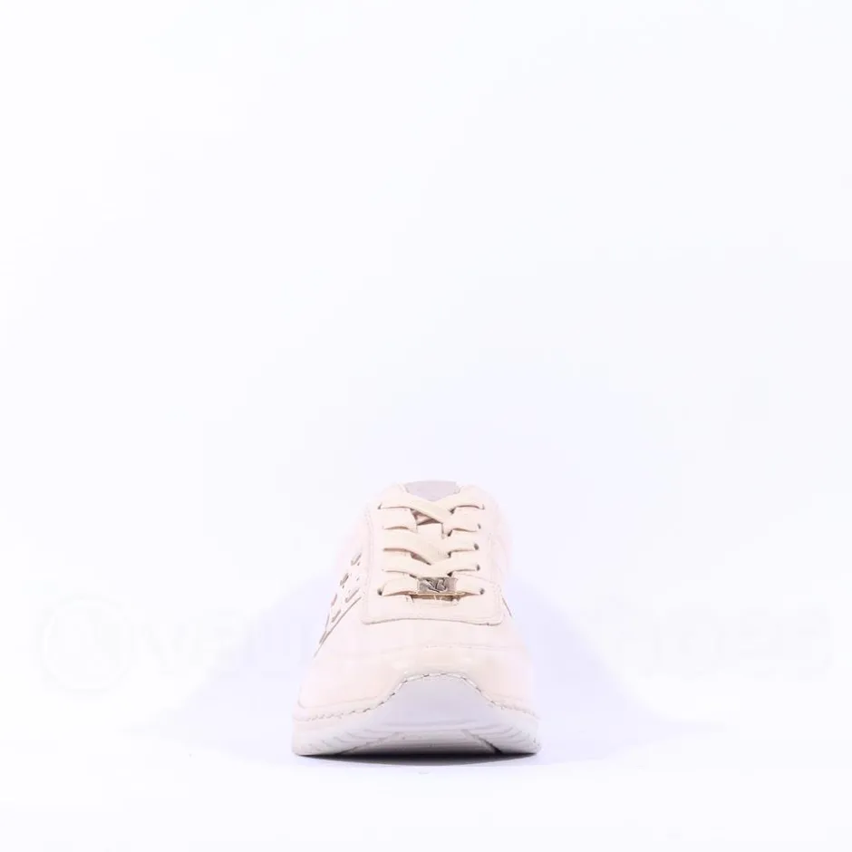 Women Caprice Edith Side Panel Comfort Shoe - Cream Gold