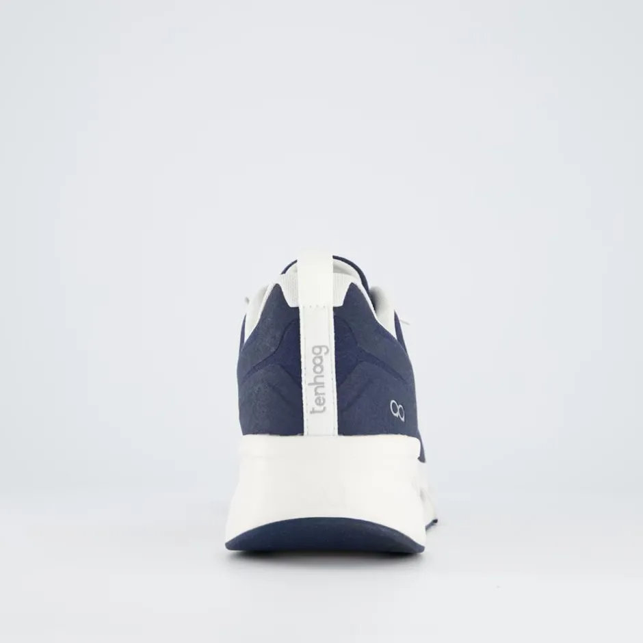 Ten Haag Men Elastic Lace Trainer - Ocean