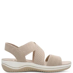 Women Jana Elasticated Strappy Sandal - Beige Gold