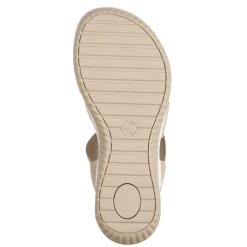 Women Jana Elasticated Strappy Sandal - Beige Gold