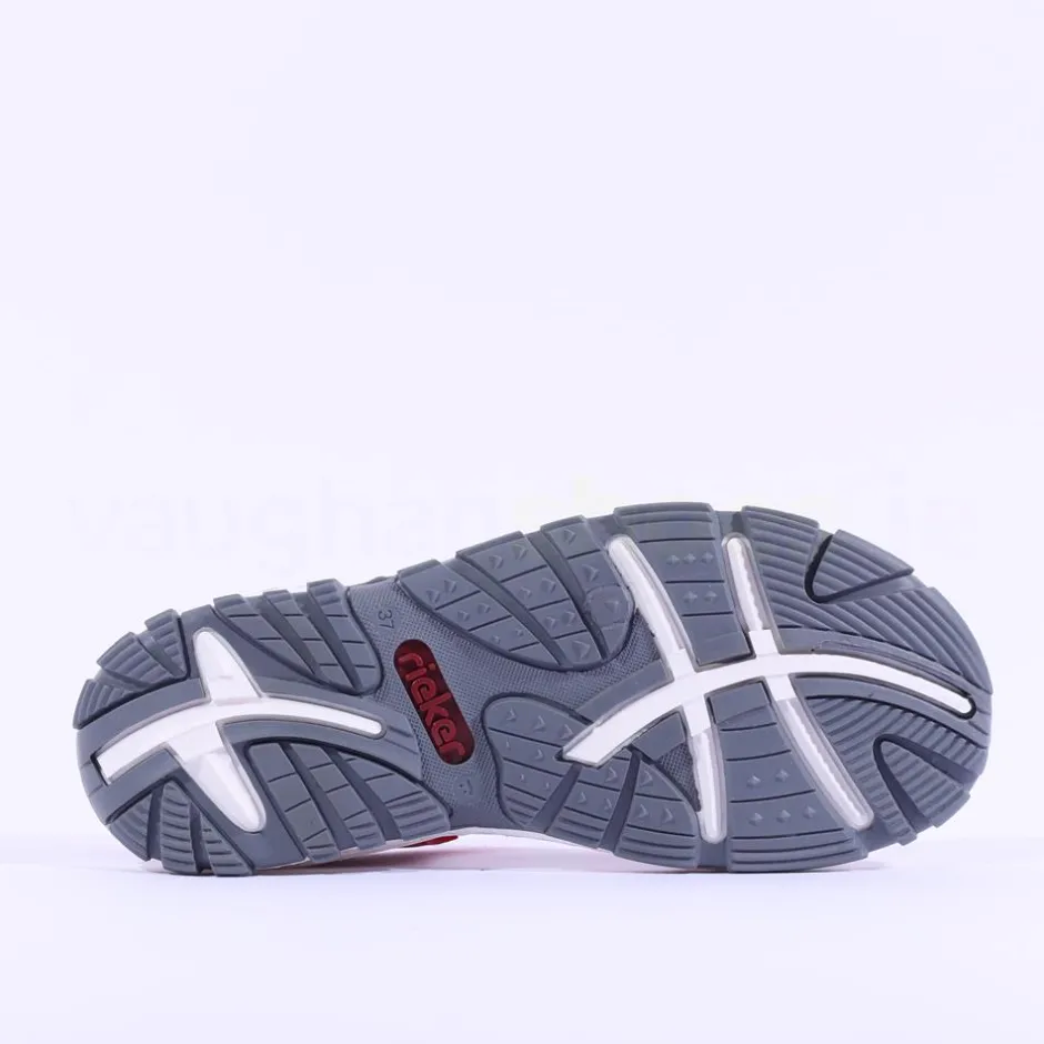 Women Rieker Elasticated Strappy Sandal - Red