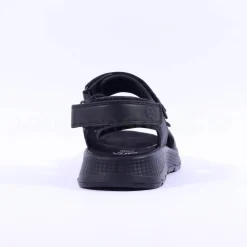 Ara Men Elio Wide Sporty Velcro Sandal - All Black