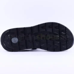 Ara Men Elio Wide Sporty Velcro Sandal - All Black