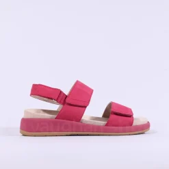 Women Caprice Elvana Low Slingback Sandal - Pink Nubuck