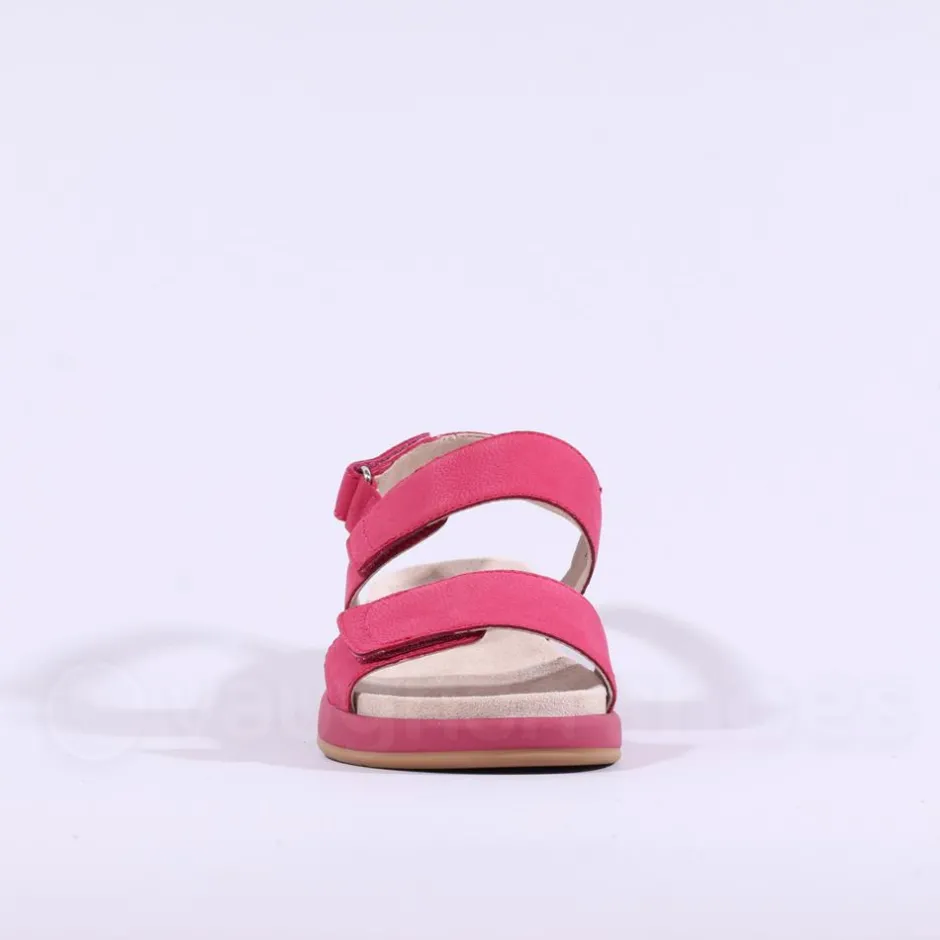Women Caprice Elvana Low Slingback Sandal - Pink Nubuck