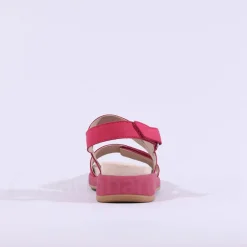 Women Caprice Elvana Low Slingback Sandal - Pink Nubuck