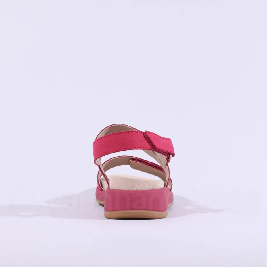 Women Caprice Elvana Low Slingback Sandal - Pink Nubuck