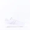 Women Tamaris Emma Platform Striped Trainer - White Combi
