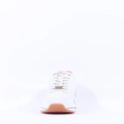 Women S.Oliver Erin Wedge Laced Trainer - White
